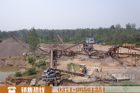 河卵石制砂機