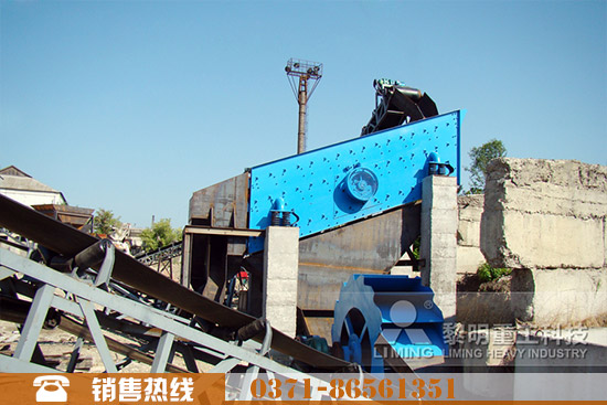 輪式洗砂機使用現場