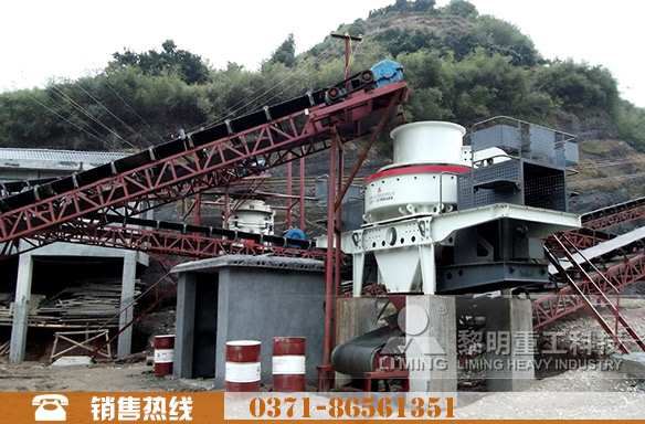 山西制沙生產線現場